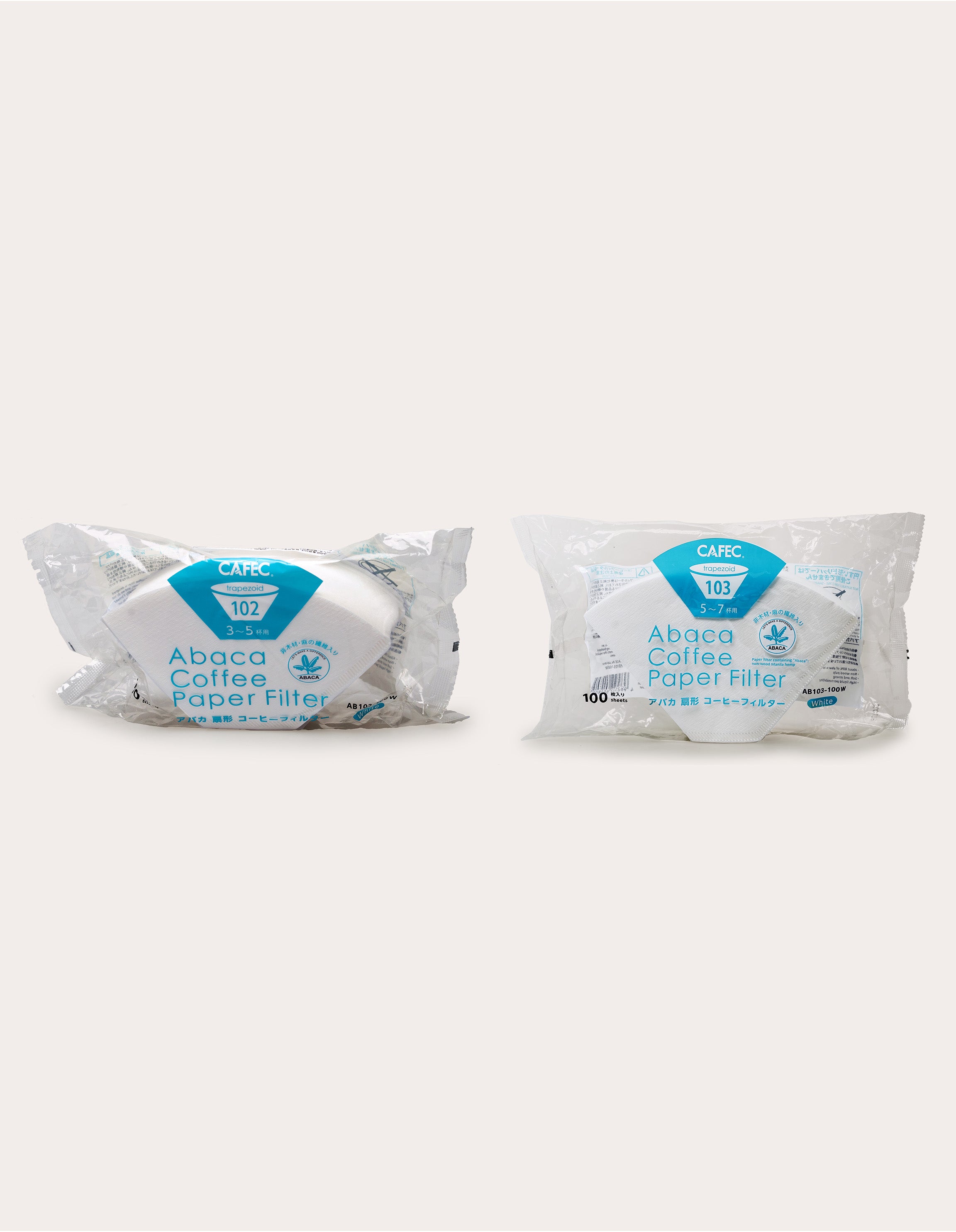 Cafec Abaca Flat Bottom Filter Paper